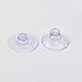 Outus Small Clear Plastic Suction Cup Without Hooks -20 mm -20 Packs