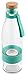 Ello Zest Glass Water Infuser with Leak-Proof Lid, 20 oz, Mint