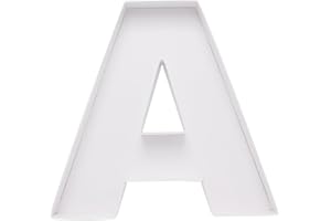 DYLCYPHERIA Cardboard Letter Fillable Charcuterie Board Candy Food Tray, 12.2 inch, Party Event Decoration (A Shape)