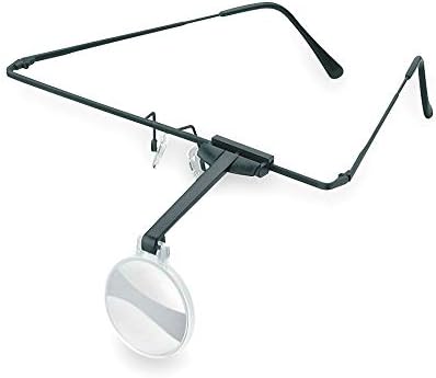 Eschenbach Optik Magnifier Frame, Metal, Black - 1644-504