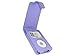 iGadgitz Purple Leather Case Cover for Apple iPod Classic 80gb, 120g & New 160gb launched Sept 09 + Belt Clip & Screen Protector