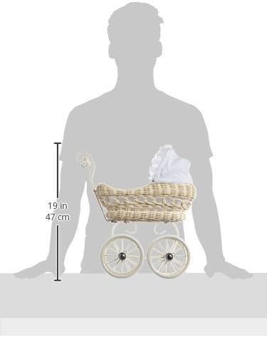 legler wicker dolls pram
