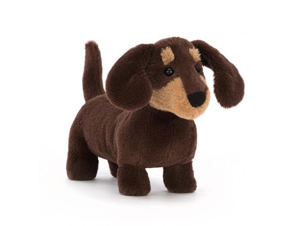 Jellycat Otto Sausage Dog Small - L: 17 cm x l: 5 cm x h: 13 cm