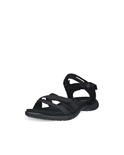 ECCO Women's Offroad Roam Sport Sandal, BLACK/BLACK NUBUCK, 8-8.5