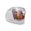 Kenwood Mini Chopper, 0.35 Litre Dishwasher Safe Bowl, 2 Speeds, Rubber Feet for Food Chopper Stability, 300 W, CH180B…