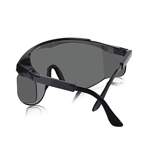 SUNNYPRO Protective Dark Safety Glasses with Tinted Antifog Lenses