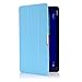 MoKo ASUS T300 Chi Case - Slim Lightweight Smart Shell Stand Cover Case for T300 Chi 12.5 Inch (2015 Version) Windows 8.1 Tablet, Light BLUE (Will Not Fit T300 2013 Version)