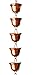 U-nitt 8-1/2 feet Pure Copper Rain Chain for Gutter: Tealight Cup 8.5 ft Length #3124C
