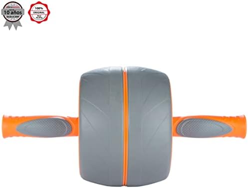 Premium - Aparelho Abdominal com Superfície de Suporte para o Joelho e Manual de Exercícios, Cor Laranja