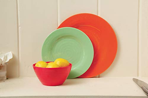 image for Gibson Home 107279.12 Brist 12 Piece Melamine Dinnerware (Set of 4), A