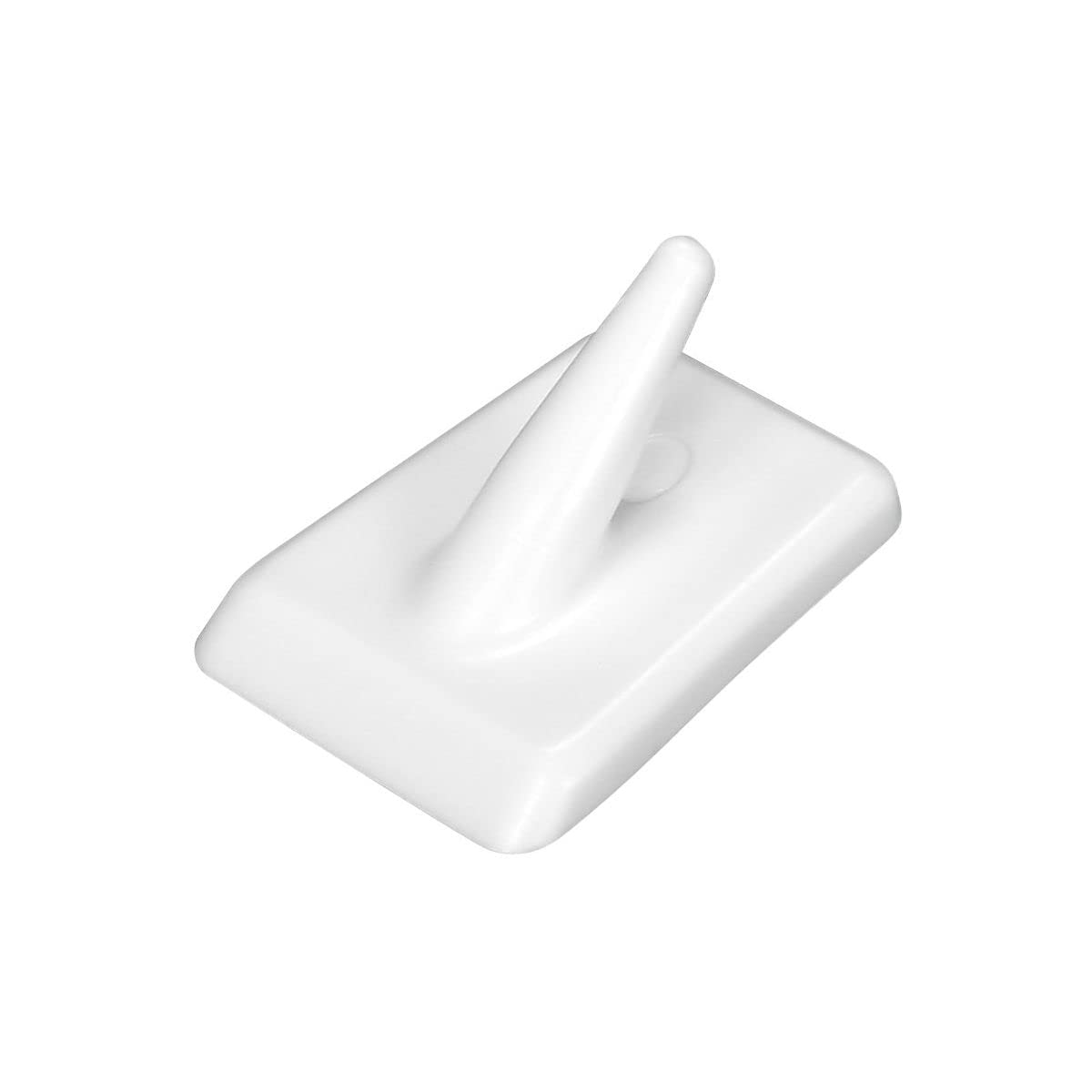 Fackelmann Tecno Hooks Stickers, Plastic, white