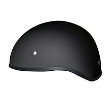 Zoan Route 1 Beanie Black Fiberglass DOT Cruiser Motorcycle Half Helmet X-Large