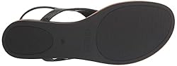 Guess Women's UNALI Sandal, Black 001, 6