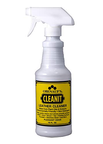 Obenauf's Cleanit Leather Cleaner Natural Oil Soap (16oz Spray Bottle)
