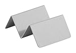 American Metalcraft MTSH1 Taco Holders, 2" Length x 2.85" Width, Silver