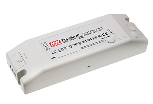 MEAN WELL PLC-60-12 PLC-60 Series 60 W Single Output 12 V LED Driver with Built-in Constant Current - 1 item(s)