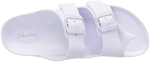 skechers cali breeze double strap eva slide sandal