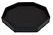 RNK Gaming 11.5 Inch Octagon Dice Rolling Tray PU Leather and Velvet (Black)