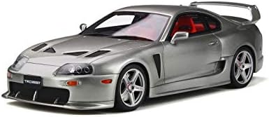 Toyota Supra 3000 GT TRD RHD Quick Silver Metallic Clearcoat w/Red Interior Limited Edition to 1,500 Pieces 1/18 Model Car by Otto Mobile OT303