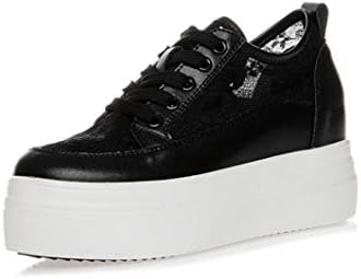 インヒールスニーカー スニーカー レース レディース ハイカット 白 黒 編み上げ 営業 レディース靴 厚底 シューズ ヒール8cm ハイカット スニーカー スリッポン