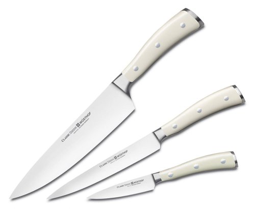 Wusthof Classic Ikon Creme 3-piece Starter Knife Set