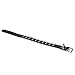 ITERY Durable Leather Studded Pu Leather Dog Collar Adjustable 17-21 Inch (Black)