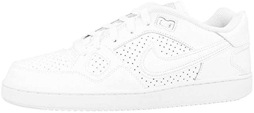 Nike Men S Son Of Force White Black Ankle High Suede Basketball Shoe 6 5m Nike Amazon Ca Home Kitchen