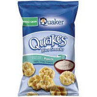 QUAKER POPPED RANCH GLUTEN FREE RICE CRISPS 3.03 OZ (PACK OF 12)