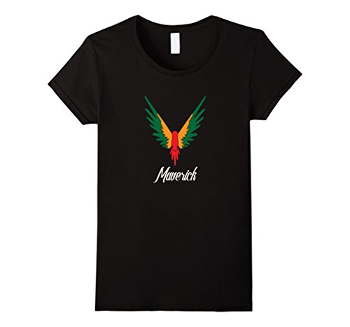 Womens Be A Maverick Shirt Small Black