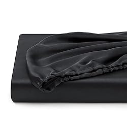 California King Silk Satin Fitted Sheet, Soft Deep