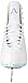 American Athletic Shoe Women's Sumilon Lined Figure Skates with Turquoise Outsole, White, 9 (53209)