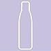 MIRA Stainless Steel Vacuum Insulated Water Bottle | Leak-proof Double Walled Cola Shape Bottle | Keeps Drinks Cold for 24 hours & Hot for 12 hours (Lavender Violet, 25 oz (750 ml, 0.8 qt))