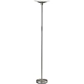Adesso 5121-22 Solar LED Torchiere, Lamp, Brushed Steel