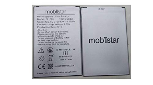 diBri Full Capacity Proper 2700 mAh Compatible Battery Compatible for Mobiistar C1 Lite BL-270