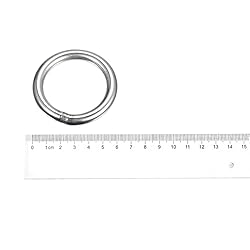 uxcell 304 Stainless Steel O Ring, 1pcs