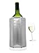 Vacu Vin Inc. Rapid Ice Active Cooler Wine Bottle Chilling Sleeve, Standard, Chrome