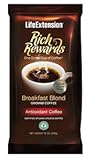 Life Extension Rich Rewards Ground Coffee Breakfast Blend Natural Mocha -- 12 oz