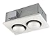 Broan-Nutone 9422P Bulb Heater, Energy-Saving 2-Bulb Infrared Ceiling Heater for Bathroom and Smaller Spaces, White, 500-Watt
