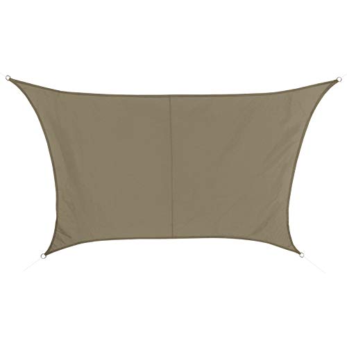 BB Sport Sonnensegel 3m / 4m x 2m Cappuccino Trapez Wetterbeständig Wasserabweisend Sonnenschutz 100% PES Sichtschutz…