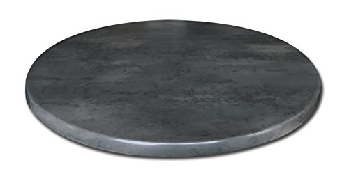 Holland Bar Stool Co. OD36RBlkStl 36" Diameter Black Steel, Season EnduroTop Indoor/Outdoor Table Top - Thumbnail 5