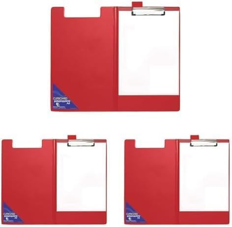 Seco Foldover Clipboard A4+ - Red (Pack of 3) — image 1