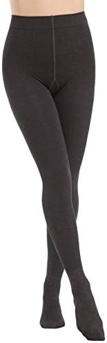 Yulee Women's Seamless Stretch Opaque Control-Top Sheer to Waist Thermal Tight