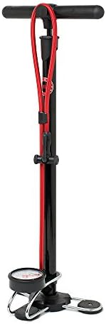 Velowurks Element Bicycle Tire Floor Pump, Black