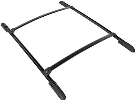 Perrycraft DS4255-B DynaSport 42" Wide x 55" Long Drill-in Installation Roof Rack (Black Finish)