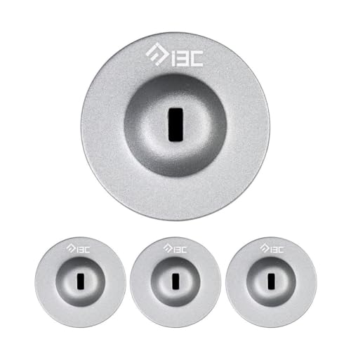 I3C Anchor Plate Adhesive Security Plate Universal Lock Plate For Loptop Lock, Cable Lock, Smart Phone, Tablet, Other Electronic Products (4 silver)