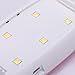 CO-Z 5W LED Nail Dryer Curing Lamp Light Portable for Gel Based Polishes Manicure Pedicure 2 Timing Setting 45s 90s (5W Small, Common - White)