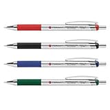 Foray(R) Advanced Ink Retractable Ballpoint Pens, Bold Point, 1.2 Mm, Assorted Ink, Pack Of 4