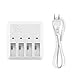 2 PCS Battery Charger for DJI Tello Drone, Rucan 4in1 Multi Battery Charger Hub RC Intelligent Quick Charging (US Plug)