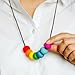 BABY SILICONE TEETHING NECKLACE for Mom to Wear with Storage Case for Perfect Hygiene - Best Baby Shower Gift for Baby Boys & Baby Girls - 100% ORGANIC FOOD SAFE SILICONE - BPA Free - Dishwasher Safe