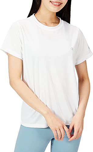 半袖シャツ 丸首 UVカット 吸水速乾 ワンポイントロゴ ショートスリーブドライTシャツ CWSTS301-010-M